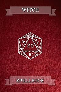Witch Spell Book: Fantasy Style Roleplay Game Spell Lists Record Book: 140 pages Red Leather Effect cover.
