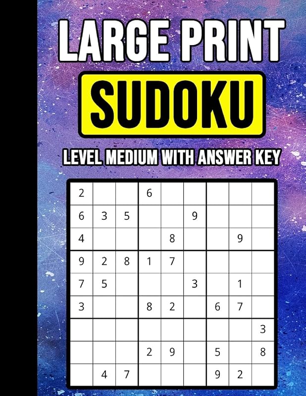Large Print Sudoku: Puzzle Books For Kids And Adults With Instructions, Gifts For Sudoku Lovers (8,5" x 11") by Smart Puzzle Books