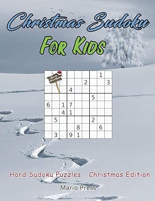 Christmas Sudoku For Kids: Hard Sudoku Puzzles - Christmas Edition