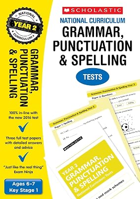 2019 SATs Practice Papers for Grammar, Punctuation and Spelling, Year 2 (Scholastic National Curriculum SATs) (National Curriculum SATs Tests)