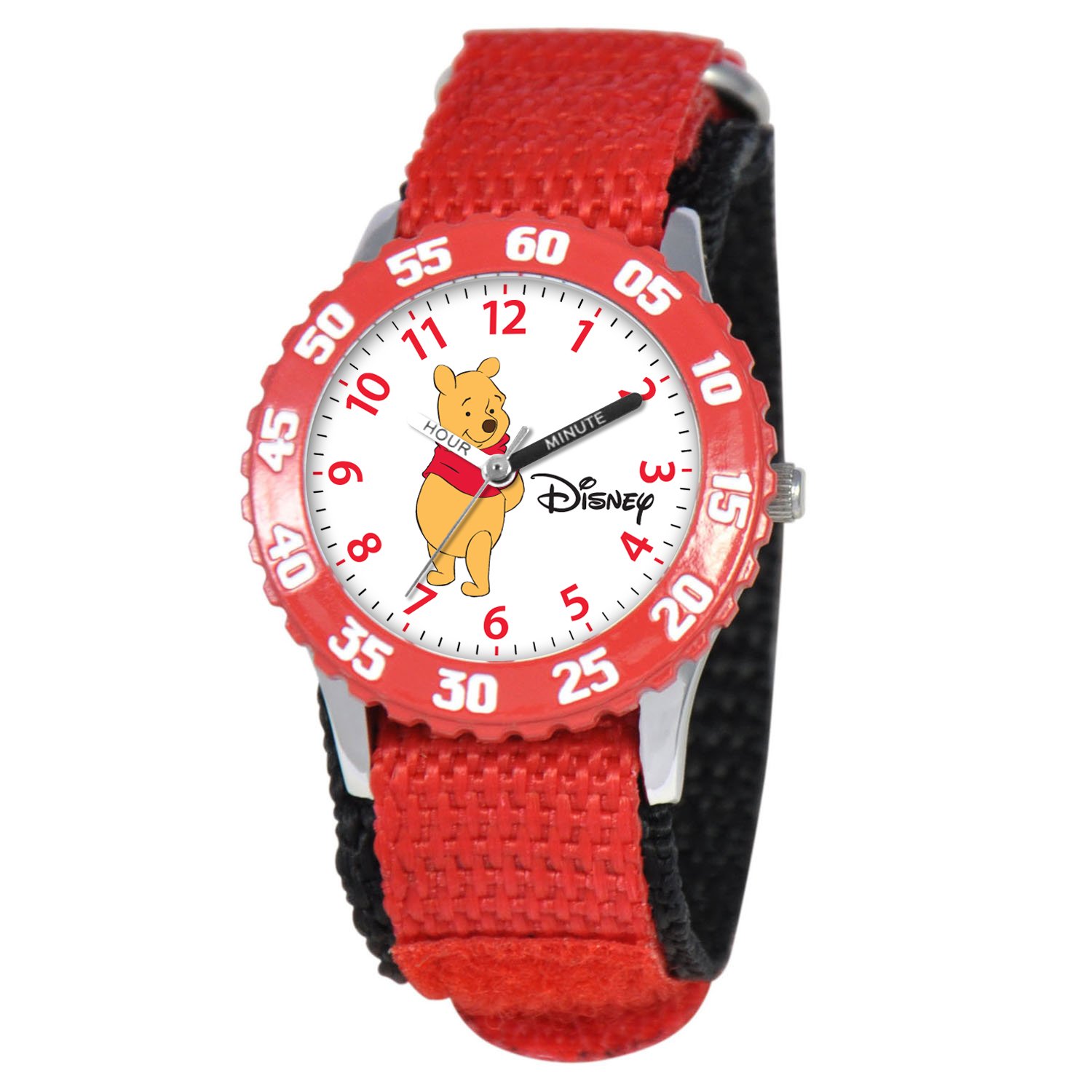 

Disney Kids' W000099 Winnie the Pooh & Friends Stainless Steel Time Teacher Watch