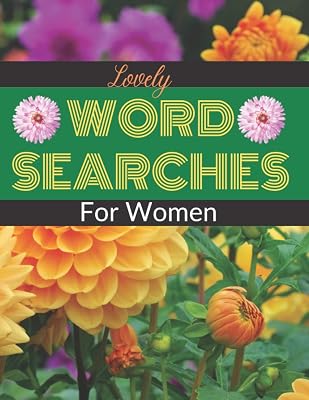 Word Search for Women: Word search puzzles books for Dahlia lover gift for mom, grandma, sister, wife