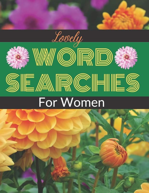 Word Search for Women: Word search puzzles books for Dahlia lover gift for mom, grandma, sister, wife by MAA Word Game Shop