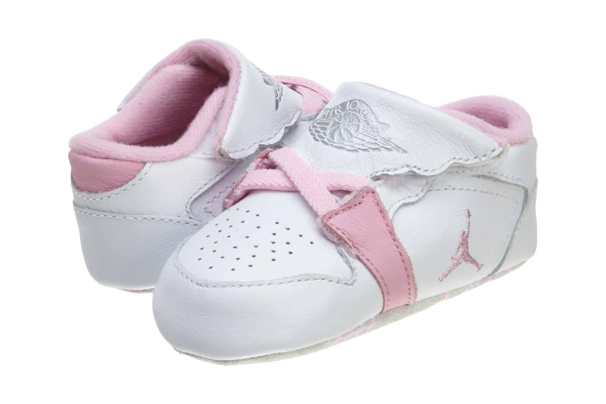 sneakers in white/perfect pink/metallic silver (370305-162)