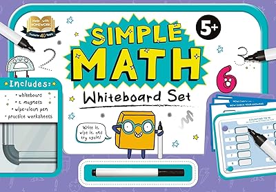 Help with Homework: Simple Math Whiteboard Set: Early Learning Box Set for 5+ Year-Olds