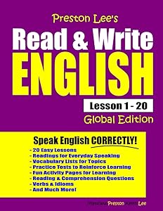 Preston Lee's Read & Write English Lesson 1 - 20 Global Edition (Preston Lee's English Global Edition)
