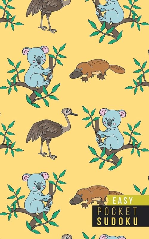 Pocket Sudoku Easy: 480 Easy Sudoku Puzzles with Solutions | Pocket Sudoku Puzzle Books | Large Print Sudoku Puzzle Books For Adults | Sudoku For Seniors | Travel Size | Koalas by Simply Sudoku