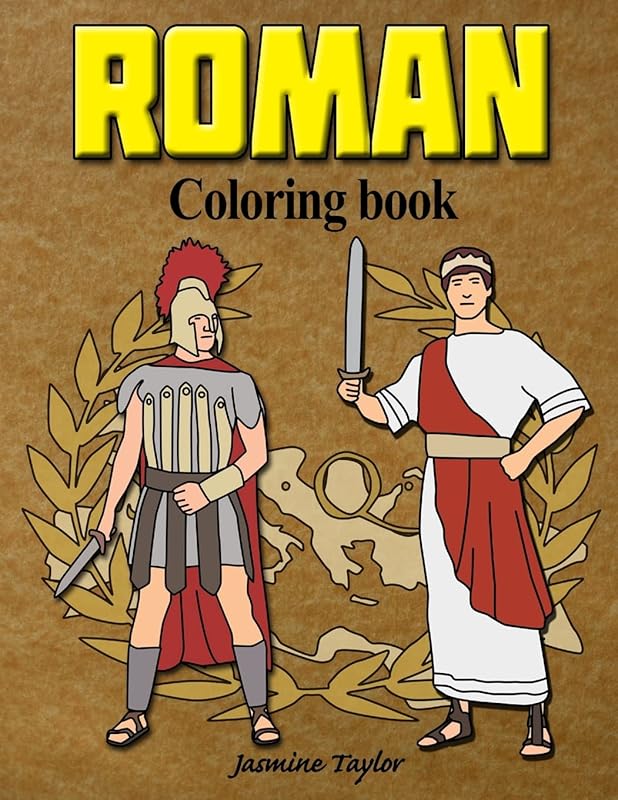 Roman Coloring Book by Jasmine Taylor