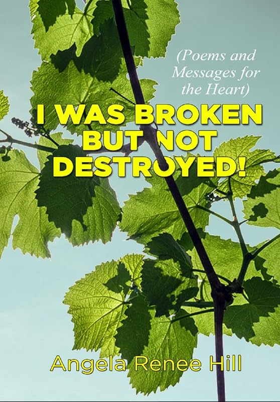 I was broken but not destroyed: Poems and messages for the heart by Angela Hill