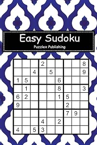 Easy Sudoku: Sudoku Puzzle Game For Beginers With ceramic pattern Islamic style cover by Puzzlex Publishing
