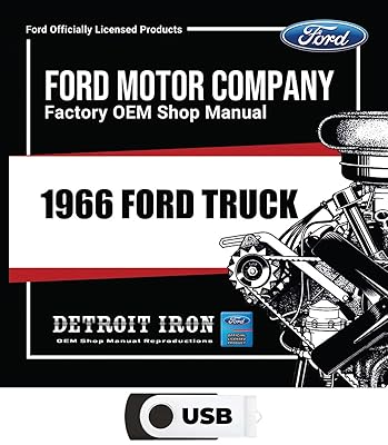 1966 Ford Truck / Van Shop Manuals, Wiring Diagrams & Parts Books on USB