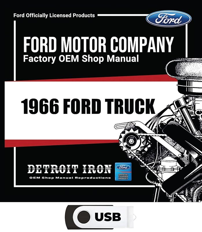1966 Ford Truck / Van Shop Manuals, Wiring Diagrams & Parts Books on USB by Ford Motor Company