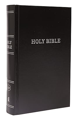 KJV, Pew Bible, Large Print, Hardcover, Black, Red Letter, Comfort Print: Holy Bible, King James Version