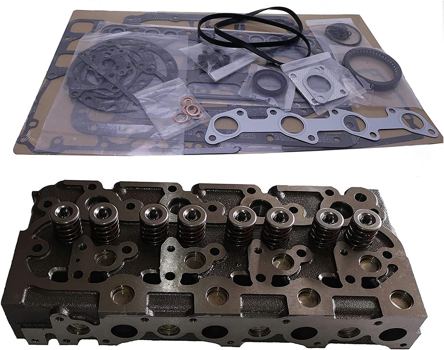 V1702 Complete Cylinder Head & Full Gasket Set for Kubota&Bobcat