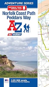 Norfolk Coast Path and Peddars Way A-Z Adventure Atlas