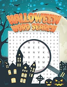 Halloween Word Search: Large Print Halloween Word Search For Adults Halloween Word Search Puzzle With Spooky Halloween Activity Book Funny Brain Game ... Hard Levels Perfect Gifts for Halloween lover by Tracey Lardner Publication