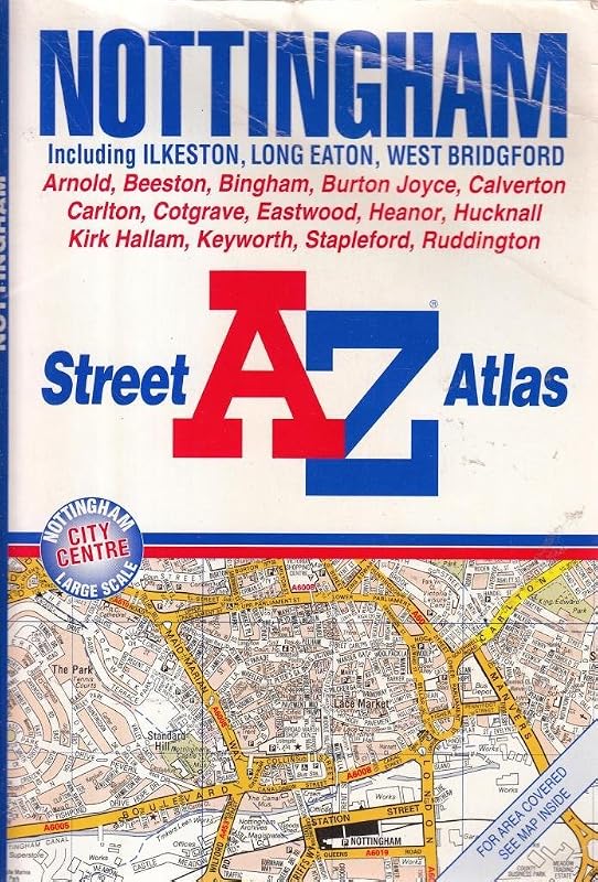 A-Z Street Atlas of Nottingham (A-Z Street Atlas Series) by Geographers' A-Z Map Company