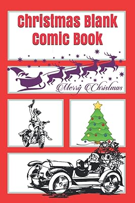 Christmas Blank Comic Book: Merry Cristmas