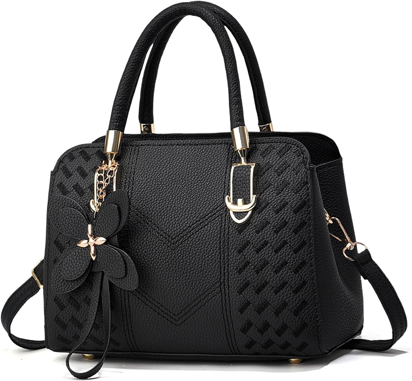 Classic Handbags For Women Small Top Handle Bags Elegant Shoulder Bags PU Leather Crossbody Bag For Everyday Use_voghion.com