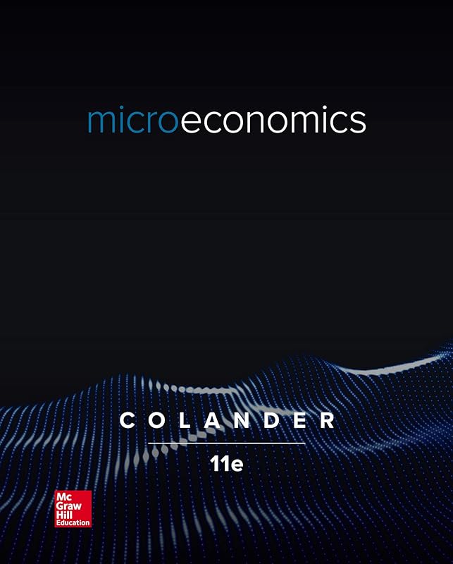 Microeconomics by David Colander