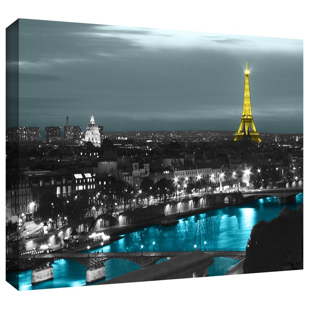 

ArtWall Revolver Ocelot 'Paris' Gallery-Wrapped Canvas Artwork