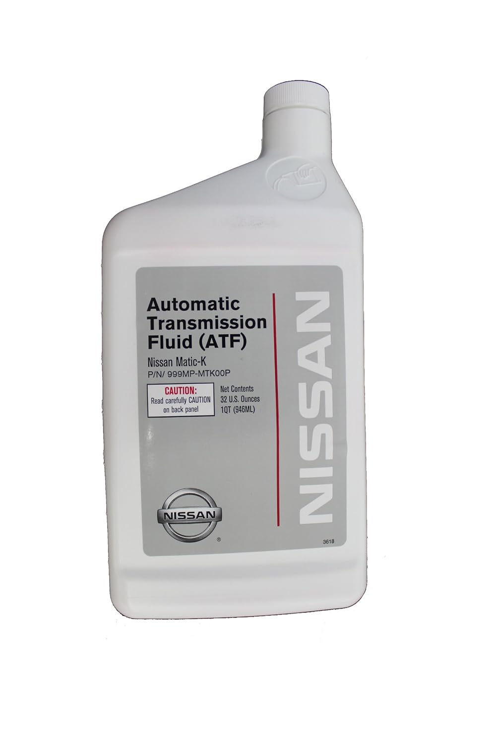 

Genuine Nissan Fluid 999MP-MTK00P Nissan Matic-K Automatic Transmission Fluid - 1 Quart