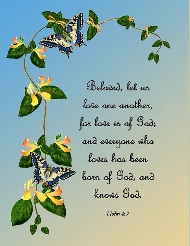 Beloved, let us love one another, for love is of God; and everyone who loves has been born of God, and knows God. I John 4: 7 by Alison Langridge