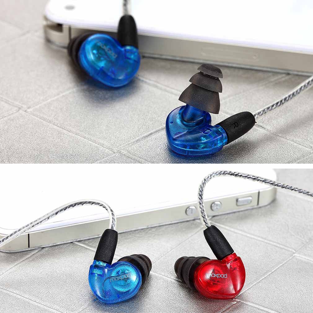 

GranVela X3 Sound Isolating Earphones with Single Dynamic MicroDriver Sport HIFI In-Ear Headphones with Memory Wire and Inline Microphone and Detachable Cables with for iPhone 6, 6 Plus, 5S, 5C, 5, 4S, 4 / iPad 4, 3, 2, 1, Mini, Air (Retina Display model