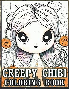 Creepy Chibi Coloring Book: Chibi And Horror, Kawaii And Creepy, Everything Is In This Book, 50 Coloring Pages To Stress Relief and Relaxation For All Colorists