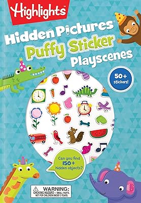 Hidden Pictures Puffy Sticker Playscenes (Highlights Puffy Sticker Playscenes)