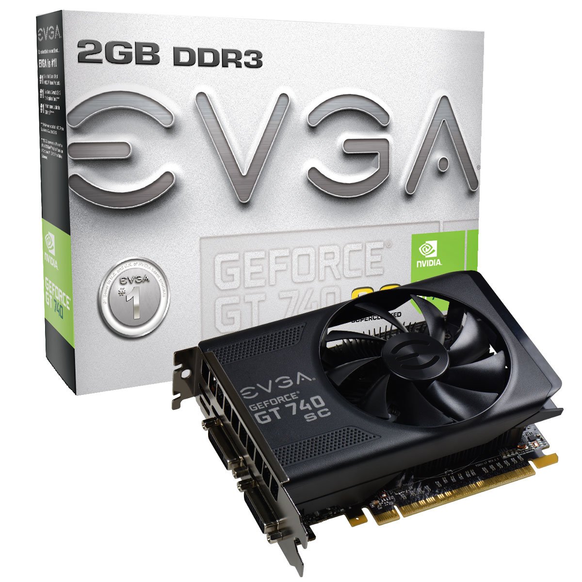 

EVGA GeForce GT740 2GB SC DS