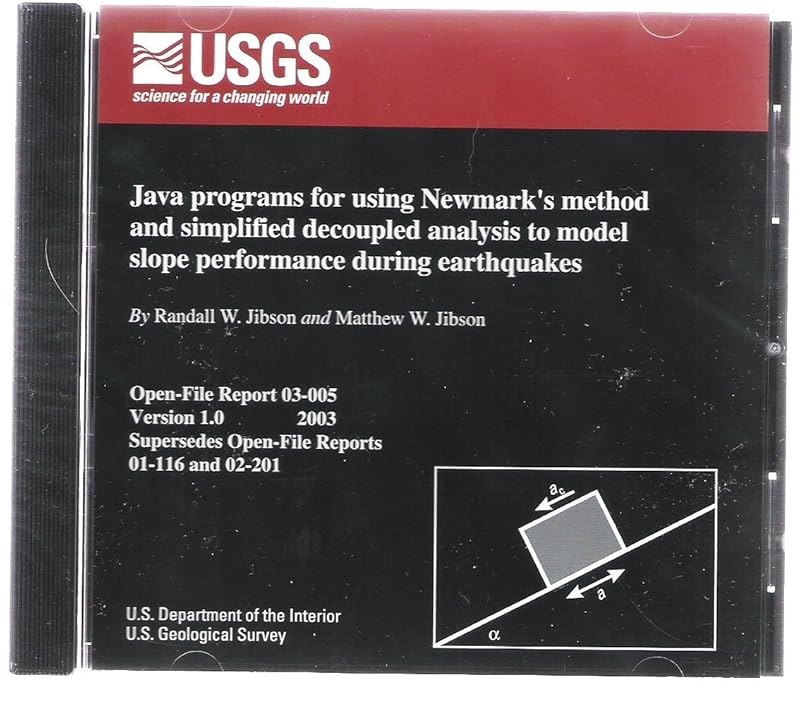 Java programs for using Newmark's method and simplified decoupled analysis to model slope performance during earthquakes (Open-file report) by Randall W Jibson