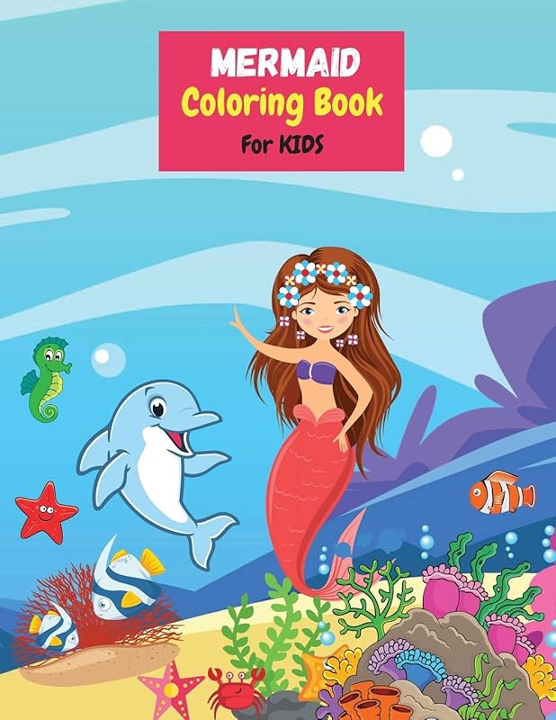 Mermaid Coloring Book for Kids by unknown author