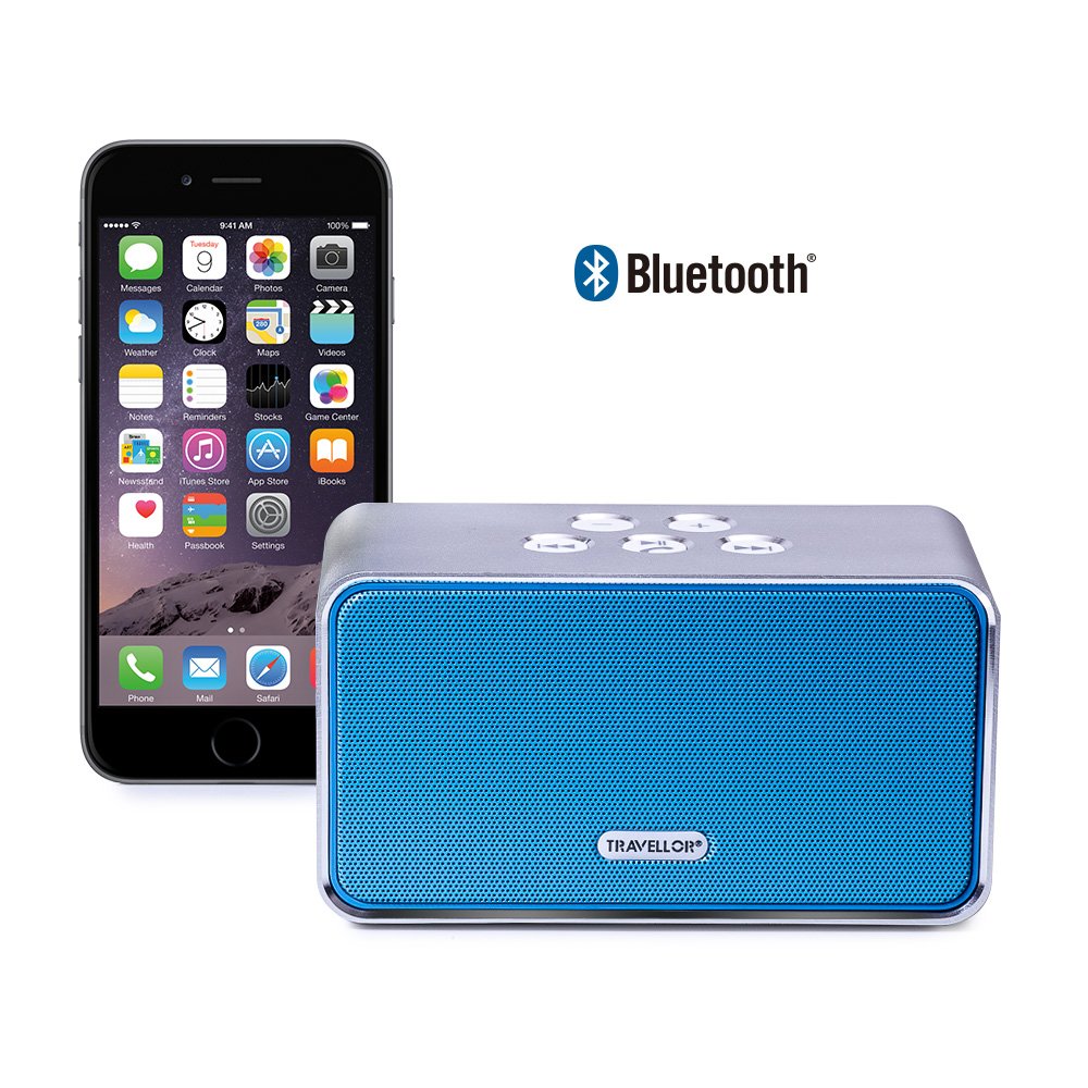 

Travellor Classic Portable Wireless Bluetooth Speaker System ,Powerful Sound with build in Microphone
