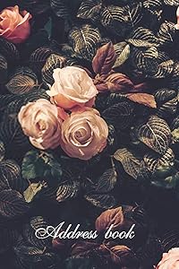 Address Book: Unique gift vintage address book for friends, family, men, women and kids | 6 x 9 | Organized contact book for your loved ones by Minimalist Address Book Collection