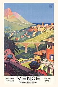 Vintage Journal Vence Poster (Pocket Sized - Found Image Press Journals)