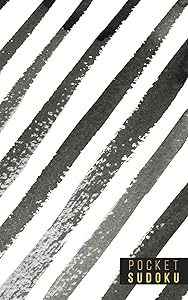 Pocket Sudoku: 158 Sudoku Puzzles | Pocket Sudoku Puzzle Books | Large Print Sudoku Puzzle Books For Adults | Sudoku For Seniors | Sudoku Puzzle Books Easy | Fun Gift | Ink Brush Background