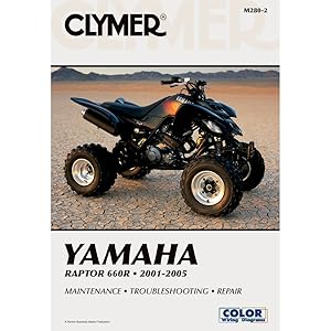 Yamaha YFM660R Raptor 660R ATV (2001-2005) Service Repair Manual