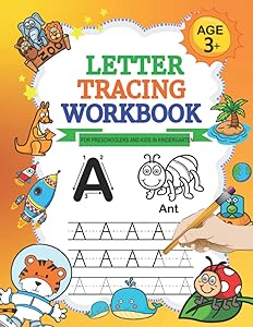 English Letters Tracing Workbook for Preschoolers and Kids in Kindergarten: ABC Handwriting Practice Papers with Lot of Exercises for Boys and Girls Age 3 - 5 Years (Perfecto Calligraphy)