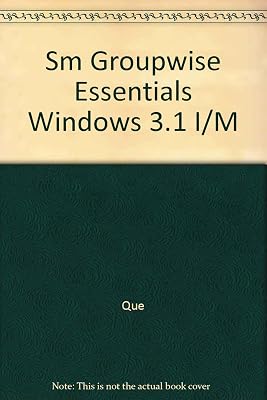 Groupwise Windows 3.1 Essentials Instructor