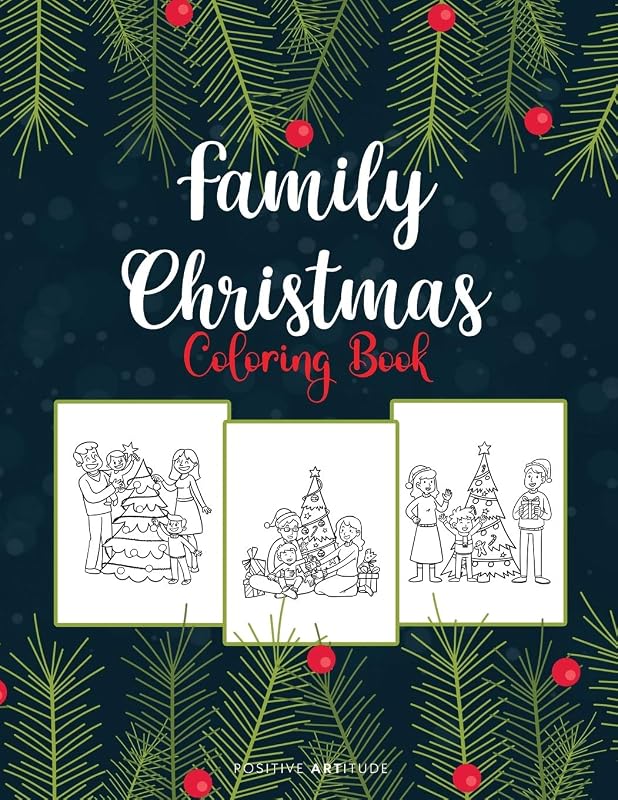 Family Christmas Coloring Book: Perfect Christmas Gift for Kids and Toddlers by unknown author