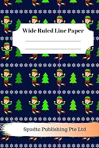 Cute Elf Theme Wide Ruled Line Paper by Spudtc Publishing Pte Ltd