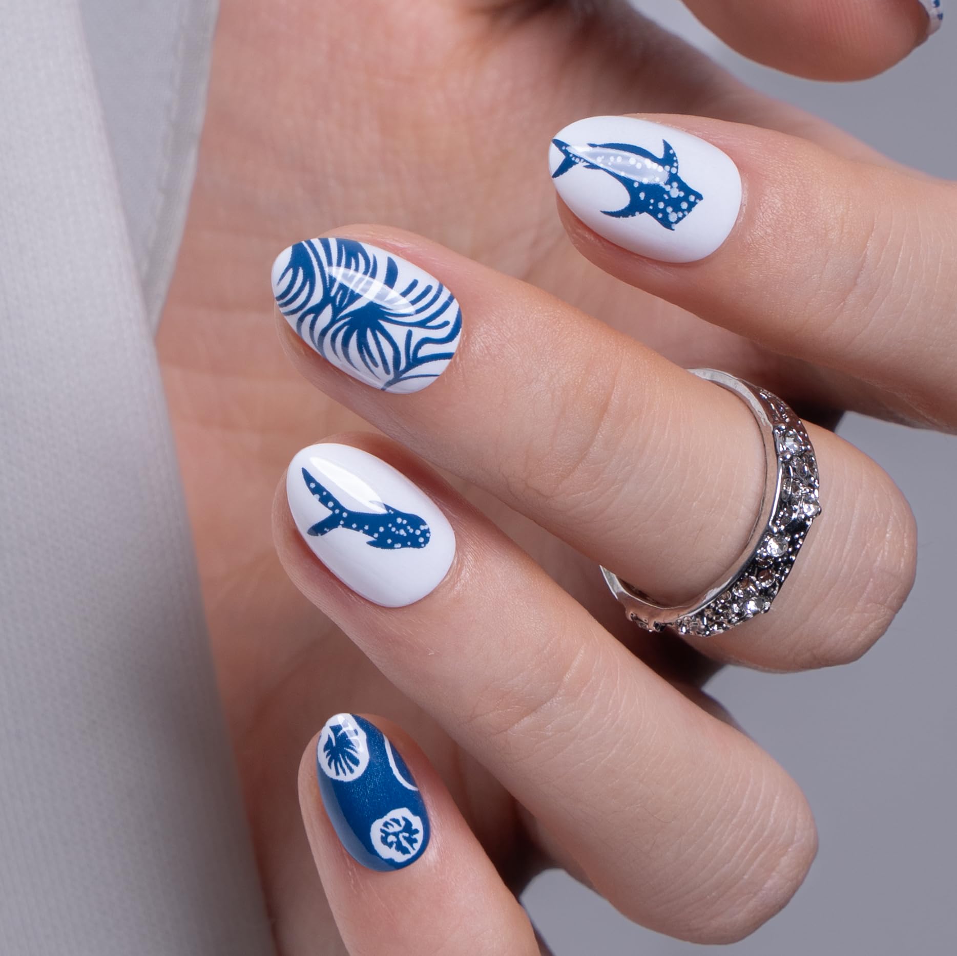 Soft Gel Almond Press On Nails Peach Nude Reusable Nail Kit_voghion.com