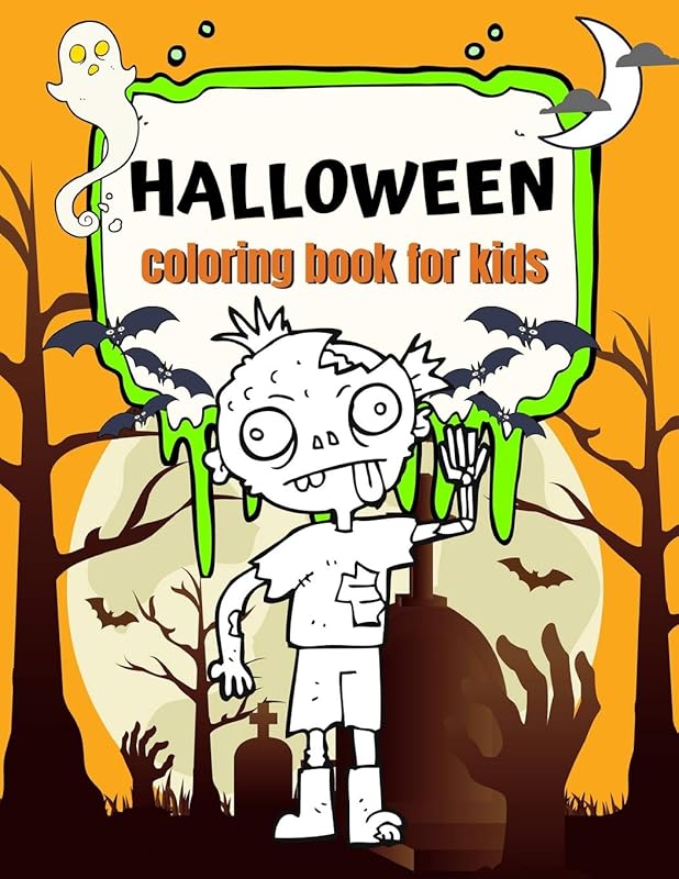 Halloween Coloring Book for Kids: Fun Halloween Coloring Pages (Children's Halloween Books) by Arnie Lightning