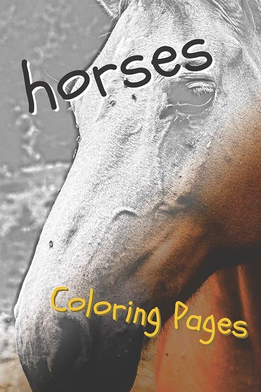 Horses Coloring Sheets: beautiful drawings for adults relaxation and for kids by Coloring Sheets