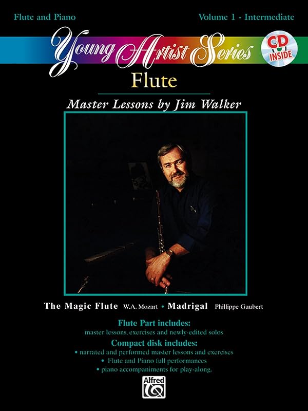 Young Artist, Vol 1: For Flute and Piano (Intermediate), Book & CD (Young Artist Series, Vol 1) by Jim Walker