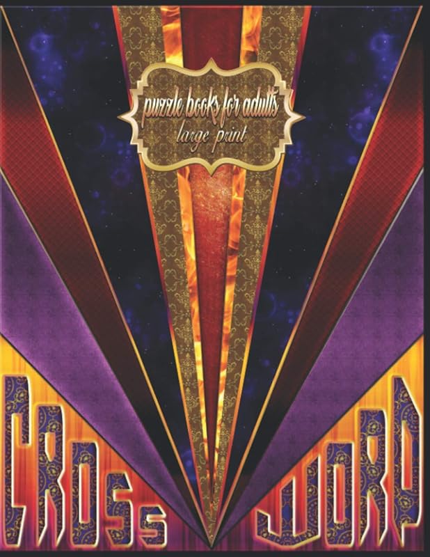 Crossword Puzzle Books for Adults Large Print: The Mindful Games Crossword Puzzle Book for Adults,100 Puzzles Crossword for Seniors, Simple Crossword to Entertain Your Brain by MOHAMED tigha