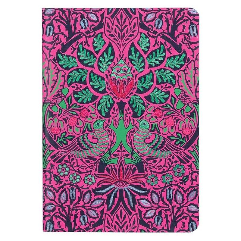 William Morris Dove & Rose Handmade Embroidered Journal by Galison