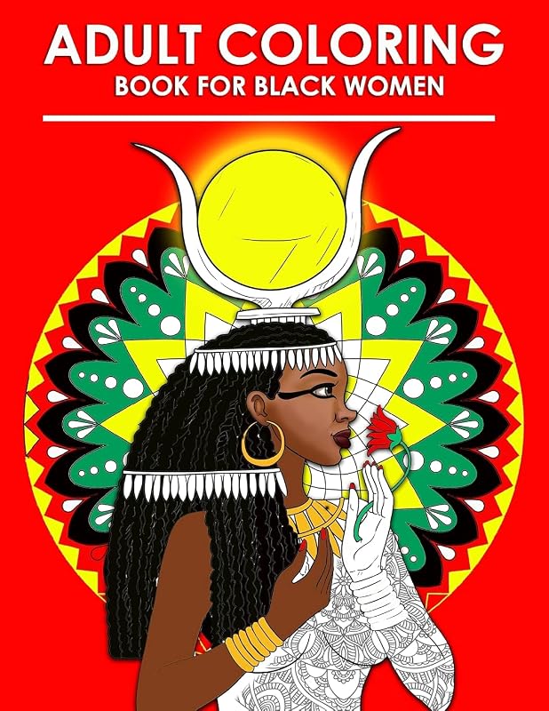 Adult Coloring Book For Black Women by King Ki'el