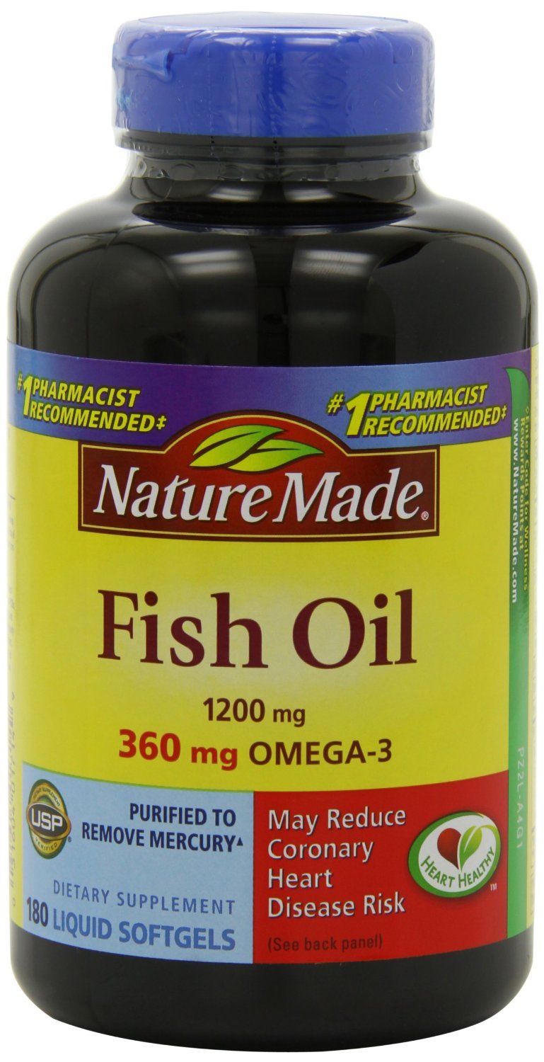 营养成份 抗氧化/鱼油/酸脂 nature made nature made fish oil omega